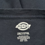 Dickies Tall T-Shirt - 2XL Black Cotton