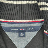 Tommy Hilfiger 1/4 Zip - XL Black Cotton