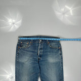 501 Levis Jeans - 36W 30L Blue Denim