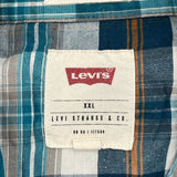 Levis Checked Short Sleeve Shirt - 2XL Multicoloured Cotton