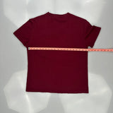 Polo By Ralph Lauren V-Neck T-Shirt - Medium Red Cotton