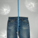 501 Levis Jeans - 36W 30L Blue Denim