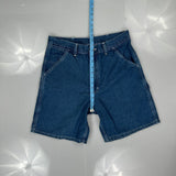 Carhartt Cargo Denim Shorts - 34W 8L Blue Denim