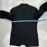 Double Breasted Christian Dior Blazer - Medium Black Wool Blend
