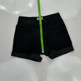 Guess Denim Shorts - 28W UK 8 Black Denim