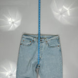 501 Levis Jeans - 32W 26L Light Wash Cotton
