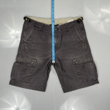 Carhartt Cargo Shorts - 32W 11L Grey Cotton