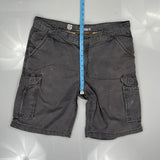 Carhartt Cargo Shorts - 38W 11L Grey Cotton