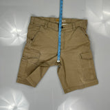 Carhartt Cargo Shorts - 33W 11L Khaki Cotton