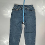 512 Levis Slim Fit Jeans - 28W UK 8 Blue Cotton