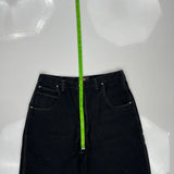 Route 66 Hip Hop Denim Shorts - 38W 10L Black Cotton
