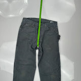 Dickies Carpenter Trousers - 32W 32L Grey Cotton