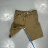 Carhartt Cargo Shorts - 32W 10L Khaki Cotton