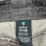 Kühl Double Knee Trousers - 31W 30L Brown Cotton