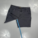 Carhartt Carpenter Shorts - 34W UK 14 Grey Cotton