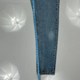 505 Orange Tab Levis Jeans - 33W 33L Blue Cotton