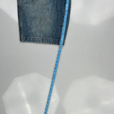 Karl Kani Hip Hop Denim Shorts - 34W 12L Blue Cotton