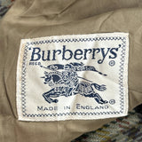 Burberry Checked Blazer - XL Multicoloured Wool Blend