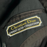 Double Breasted Christian Dior Blazer - Medium Black Wool Blend