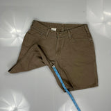 Carhartt Carpenter Shorts - 32W UK 12 Brown Cotton