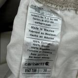 Carhartt Carpenter Shorts - 38W 9L Beige Cotton