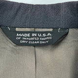 Double Breasted Christian Dior Pinstripe Blazer - Medium Black Wool