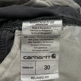 Carhartt Cargo Shorts - 30W 10L Grey Cotton