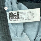 Diesel Jeans - 34W 33L Dark Wash Denim