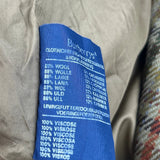 Burberry Checked Blazer - XL Multicoloured Wool Blend