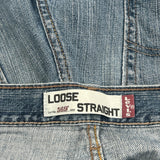 569 Levis Jeans - 36W 30L Blue Denim