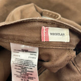 Dickies Carpenter Trousers - 36W 30L Brown Cotton Blend