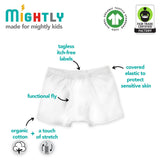 Boys Organic Cotton Boxer Briefs 3 Pack
