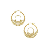 Iris Hoops Gold Small
