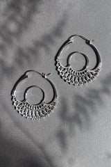 Iris Hoops Silver Small