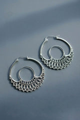 Iris Hoops Silver Small