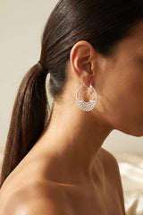 Iris Hoops Silver Small