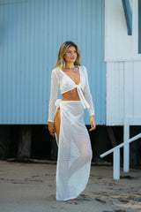Bay Two Piece Set in White