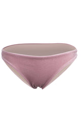 Jenna Low Rise Bikini Bottom Blush Velvet