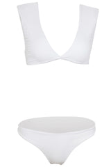 Jenna Bikini Top White