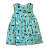 Dress and Short Set in Beetle Mania Print