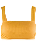 Julia Bikini Top Ribbed Gold