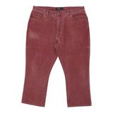 Polo Ralph Lauren Cord Trousers - 40W 26L Pink Cotton