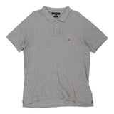 Tommy Hilfiger Polo Shirt - 2XL Grey Cotton