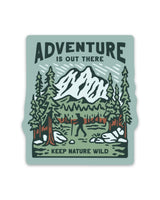 Adventure Out There Hiker | Sticker