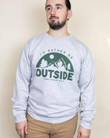 Be Outside Unisex Crewneck Sweatshirt | Heather Gray