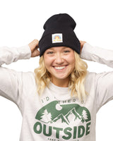 Be Wild Cuffed Beanie | Black