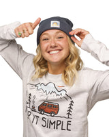 Be Wild Cuffed Beanie | Slate