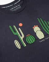Cactus Friends Unisex Tee | Coal