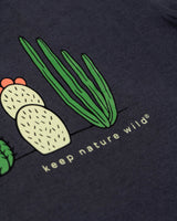 Cactus Friends Unisex Tee | Coal