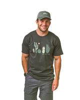 Cactus Friends Unisex Tee | Coal
